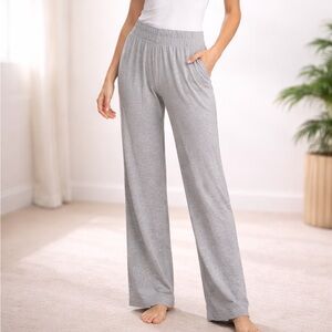 Éterne Gray Modal Cotton Lounge Pants